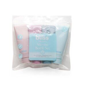 BLISS multi 4pk Silicone Travel Bottle Set